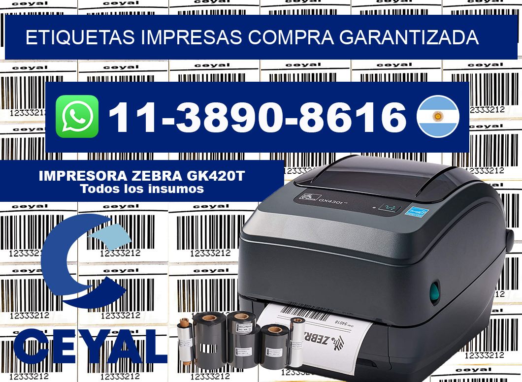 etiquetas impresas Compra garantizada