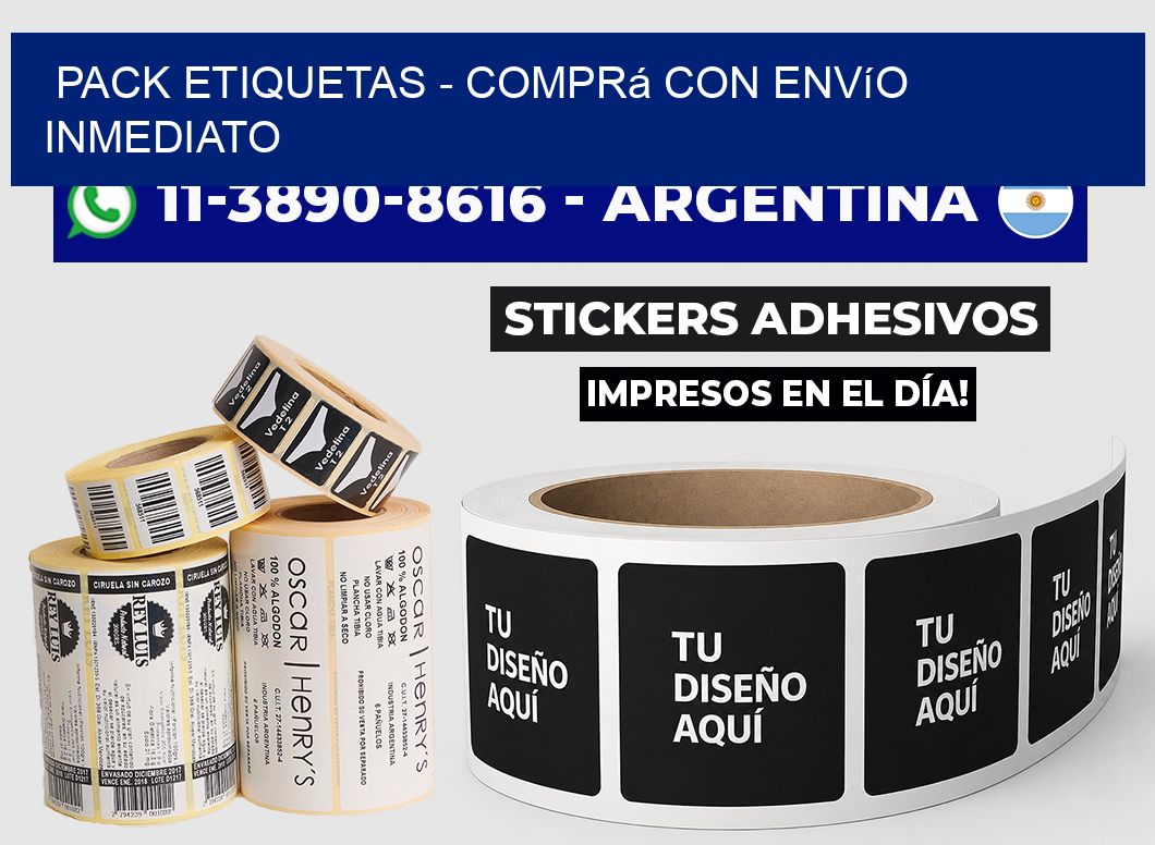 pack etiquetas - Comprá con envío inmediato