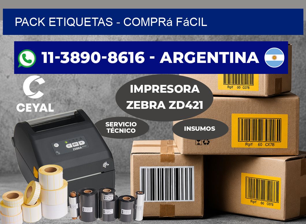 pack etiquetas – Comprá fácil