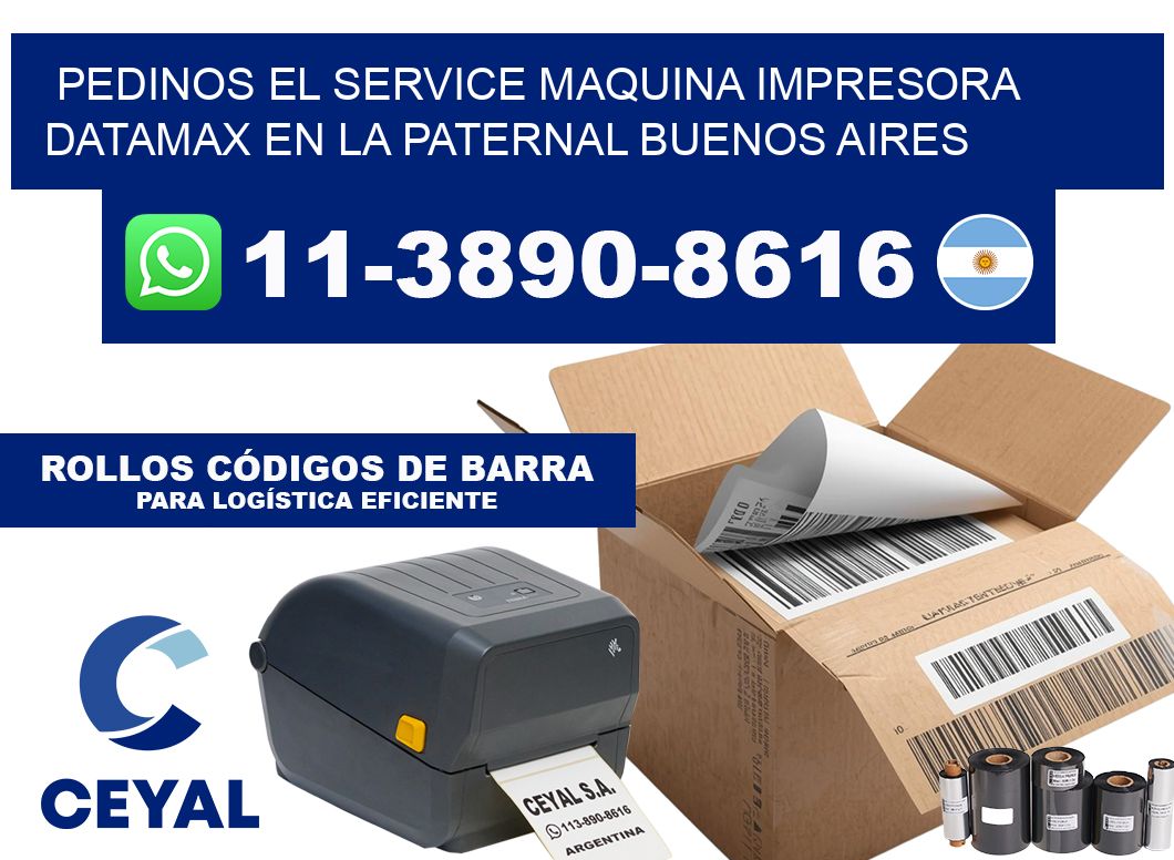 pedinos el service Maquina impresora Datamax en La Paternal Buenos Aires