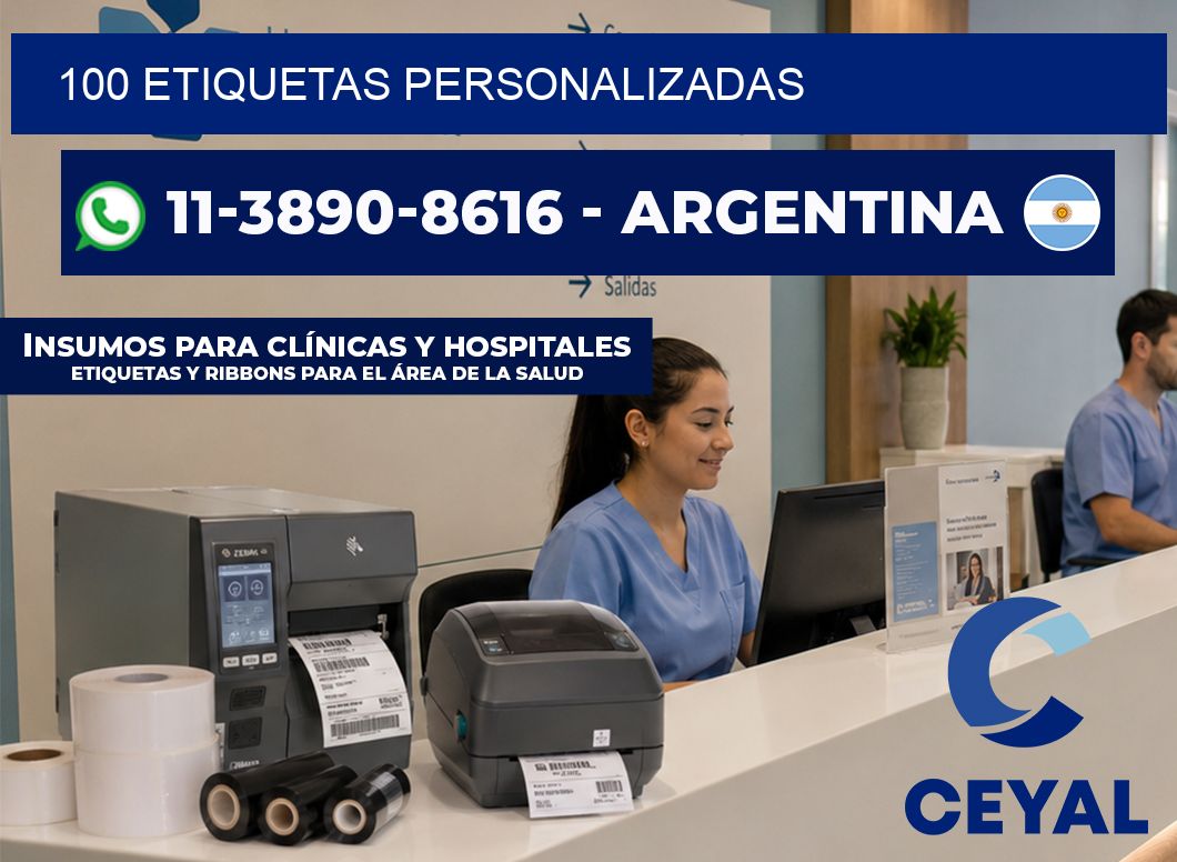 100 ETIQUETAS PERSONALIZADAS