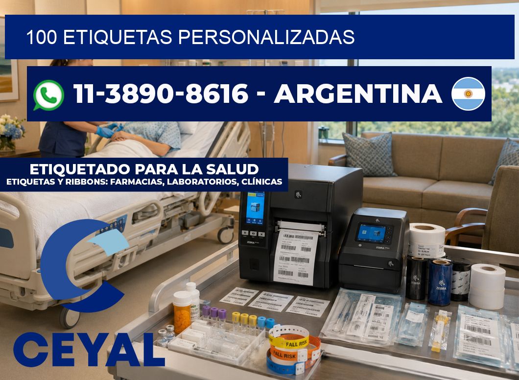 100 ETIQUETAS PERSONALIZADAS