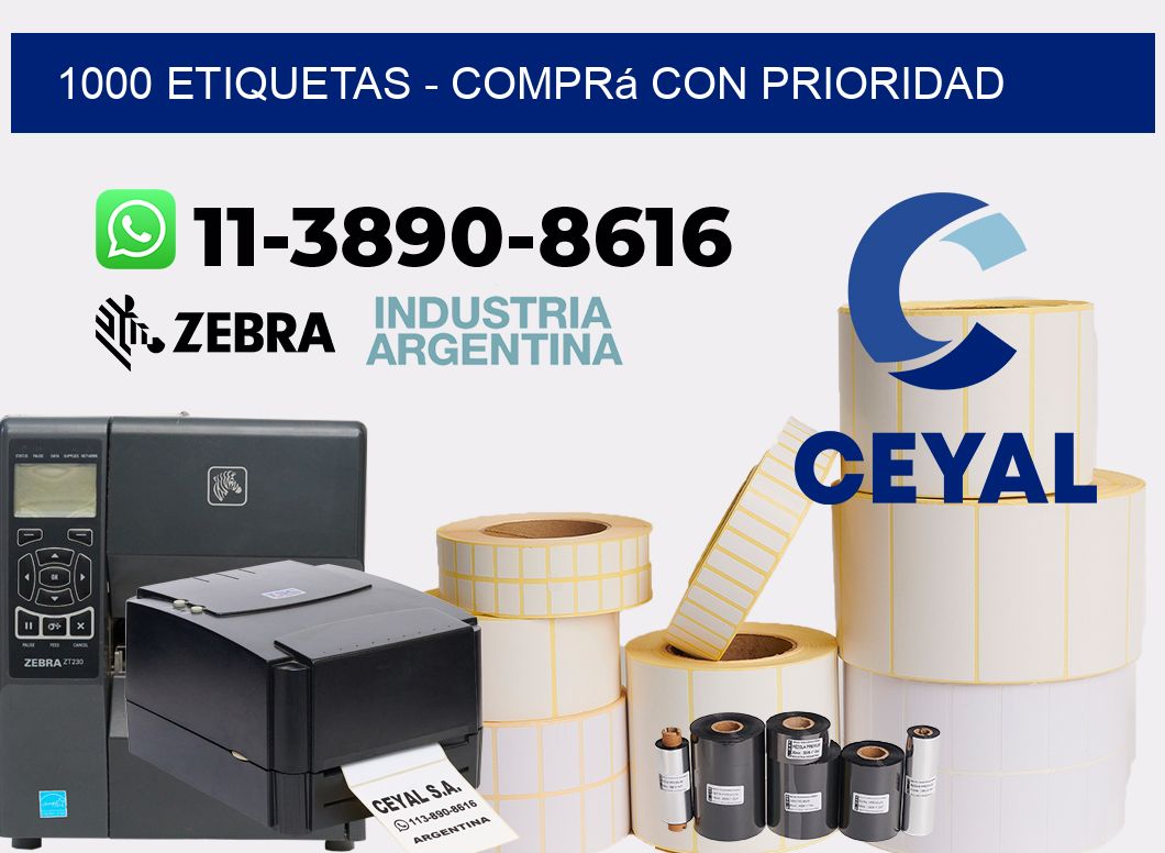 1000 ETIQUETAS - Comprá con prioridad
