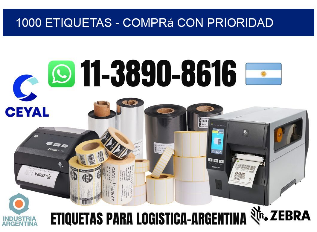 1000 ETIQUETAS – Comprá con prioridad