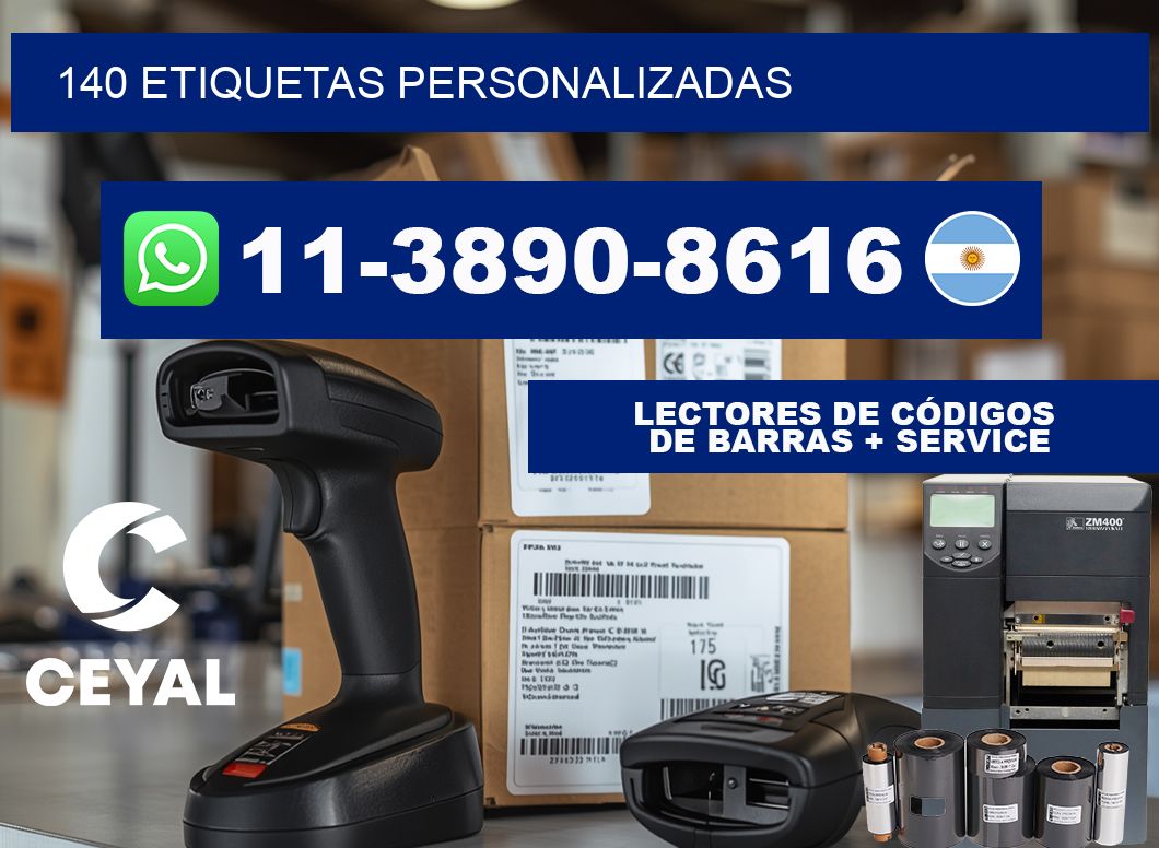 140 ETIQUETAS PERSONALIZADAS