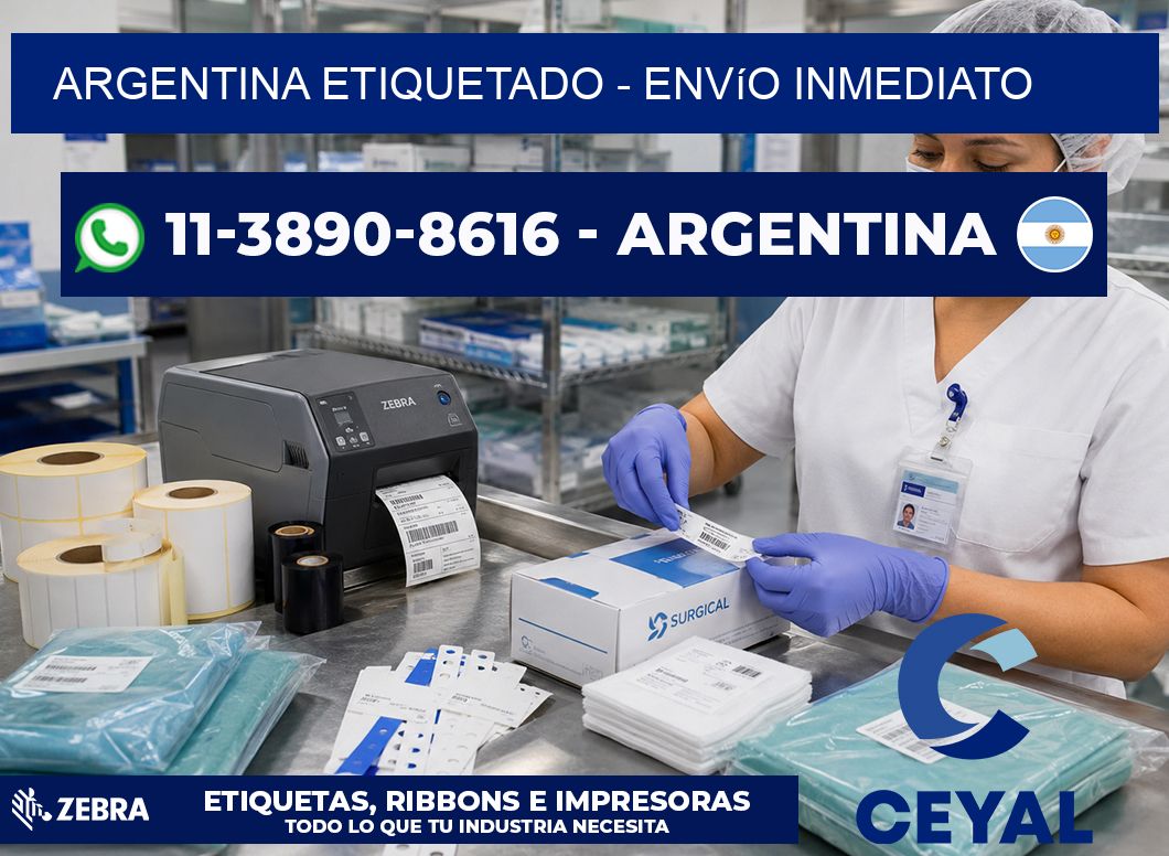 ARGENTINA ETIQUETADO - Envío inmediato
