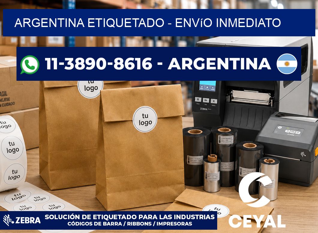 ARGENTINA ETIQUETADO - Envío inmediato