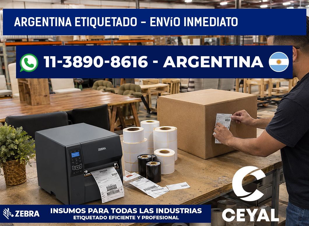 ARGENTINA ETIQUETADO - Envío inmediato