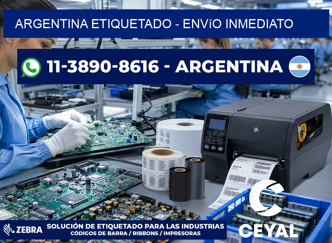 ARGENTINA ETIQUETADO – Envío inmediato