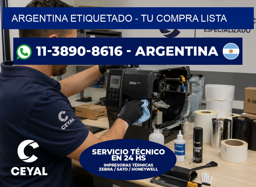 ARGENTINA ETIQUETADO - Tu compra lista