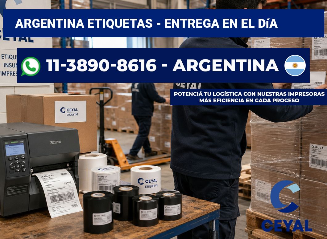 ARGENTINA ETIQUETAS - Entrega en el día