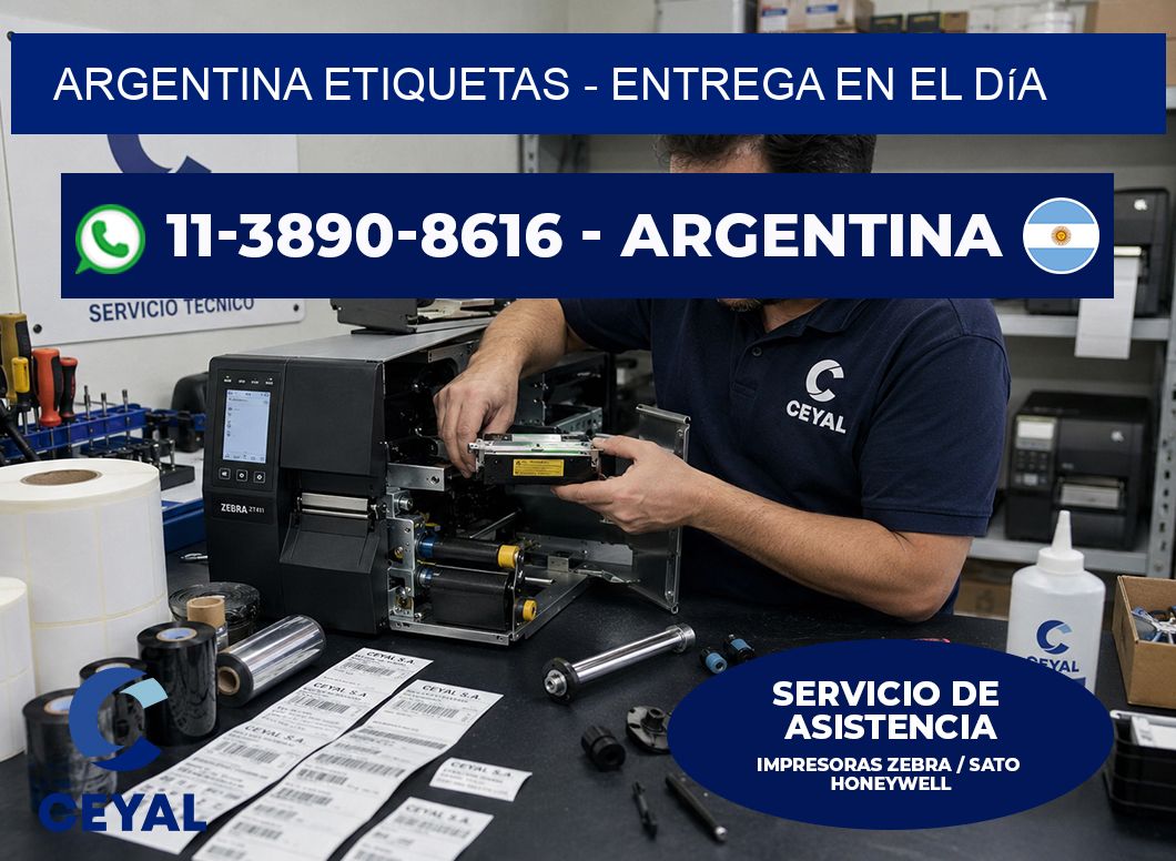 ARGENTINA ETIQUETAS - Entrega en el día