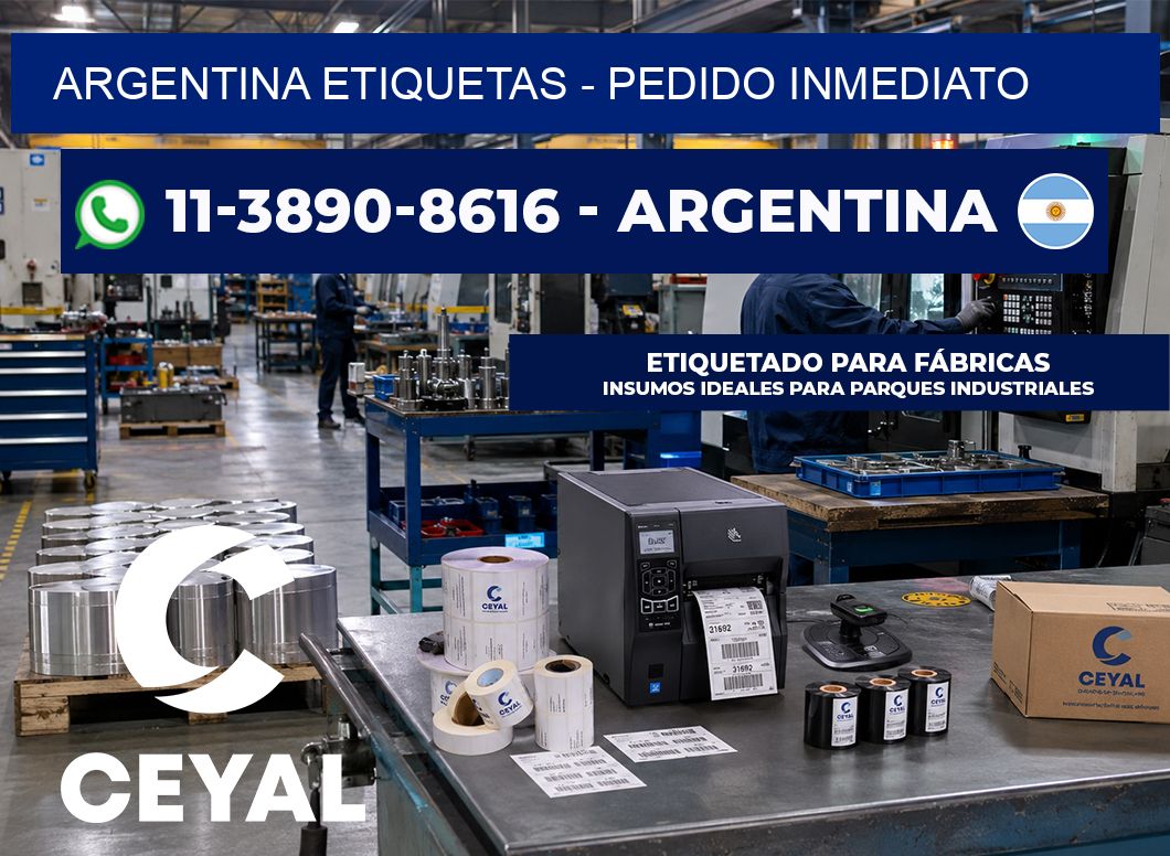 ARGENTINA ETIQUETAS – Pedido inmediato