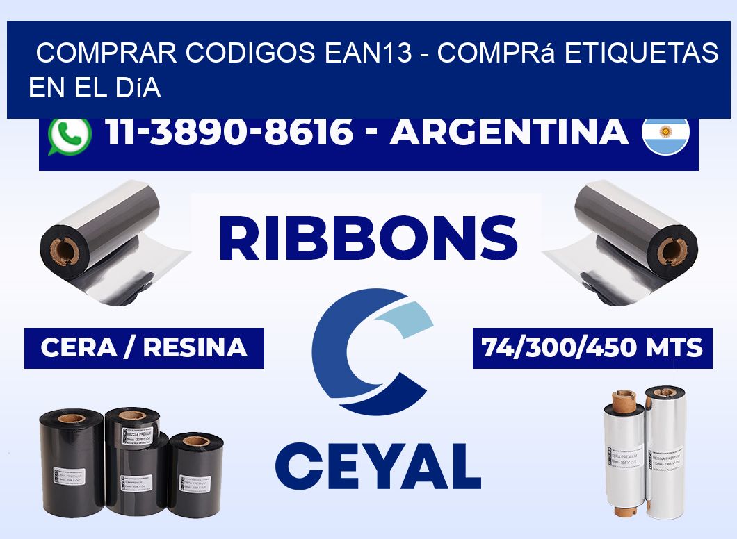 COMPRAR CODIGOS EAN13 - Comprá etiquetas en el día