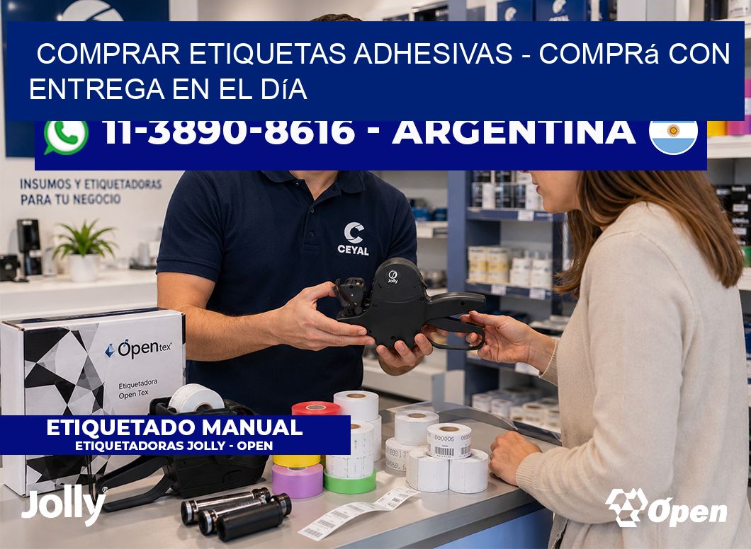 COMPRAR ETIQUETAS ADHESIVAS - Comprá con entrega en el día