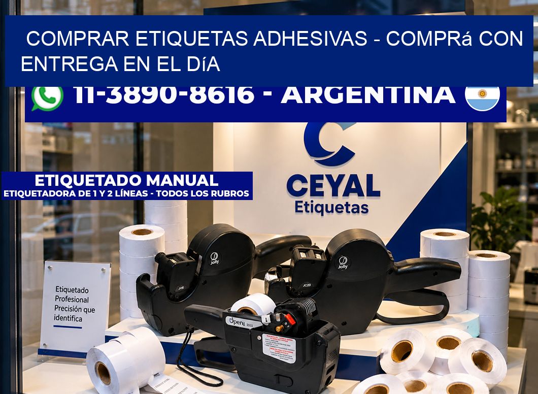 COMPRAR ETIQUETAS ADHESIVAS – Comprá con entrega en el día