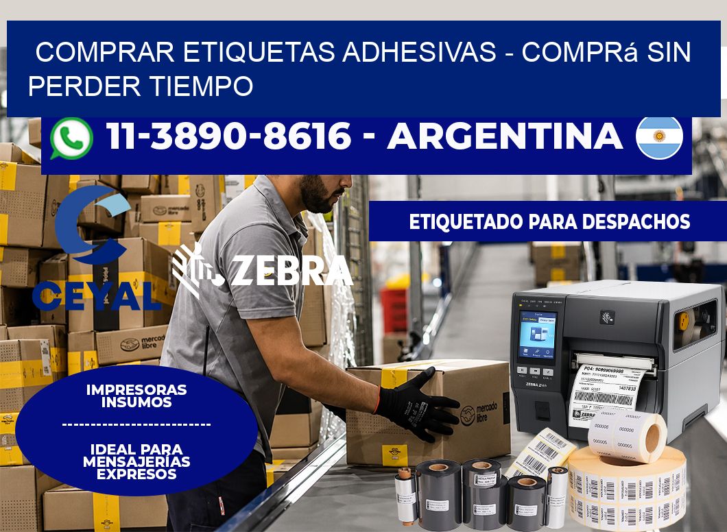 COMPRAR ETIQUETAS ADHESIVAS - Comprá sin perder tiempo