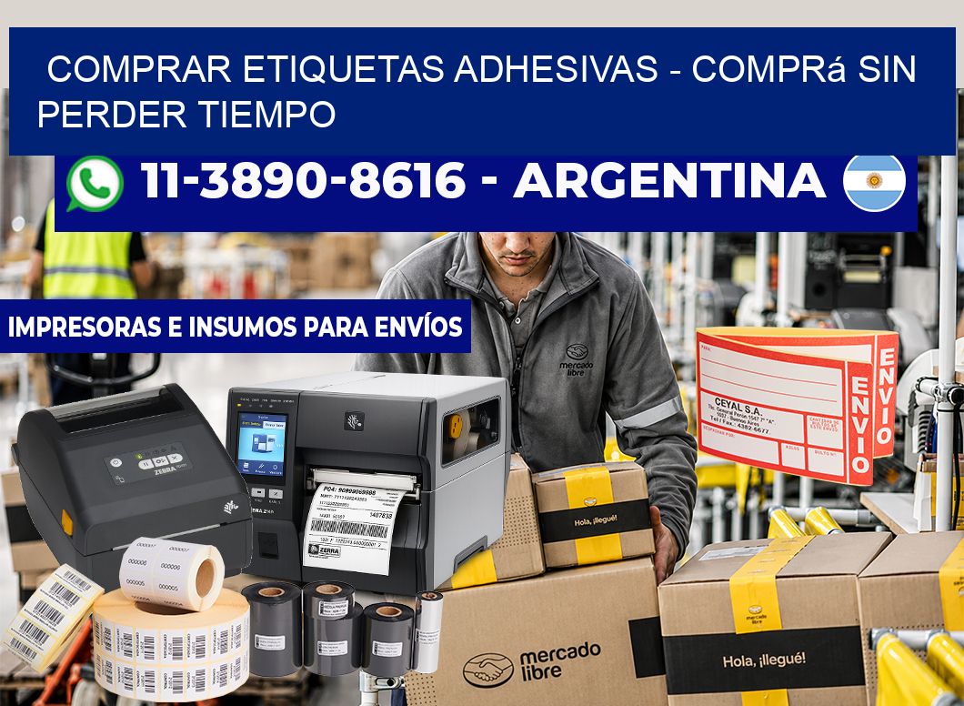 COMPRAR ETIQUETAS ADHESIVAS - Comprá sin perder tiempo