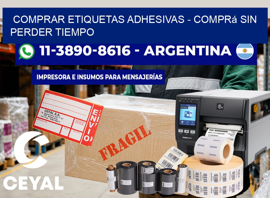COMPRAR ETIQUETAS ADHESIVAS – Comprá sin perder tiempo