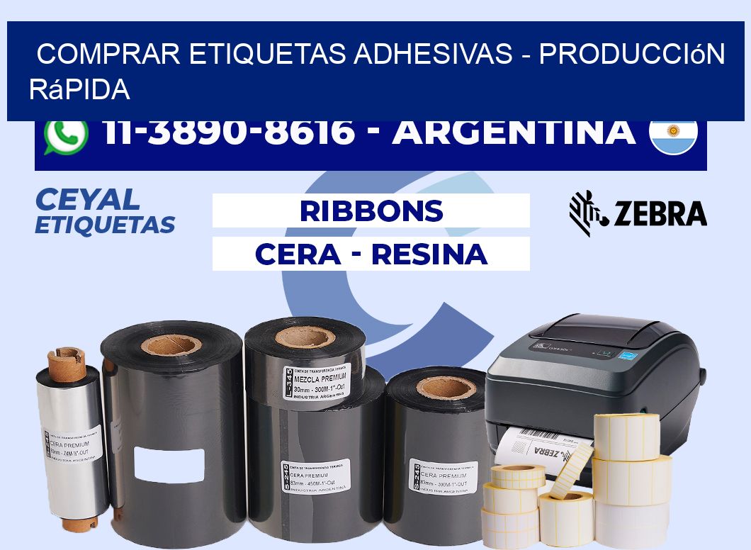 COMPRAR ETIQUETAS ADHESIVAS - Producción rápida