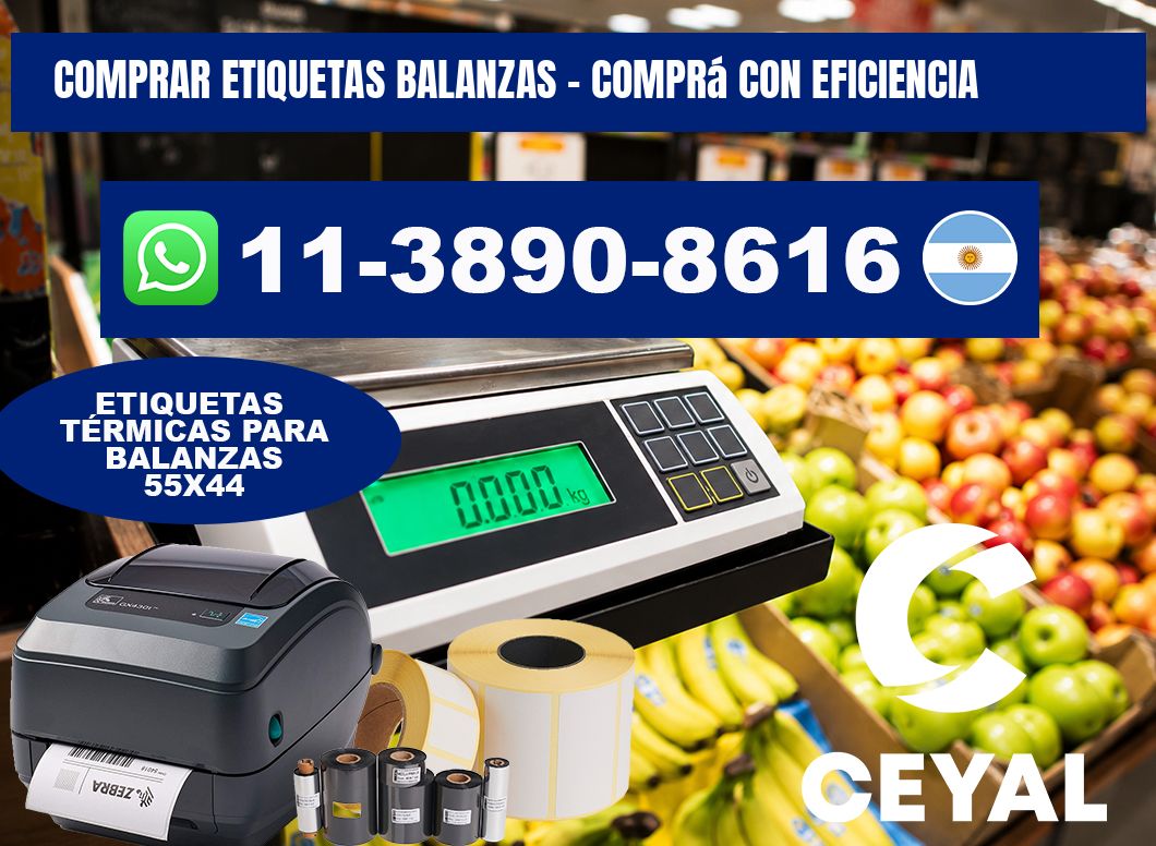 COMPRAR ETIQUETAS BALANZAS - Comprá con eficiencia