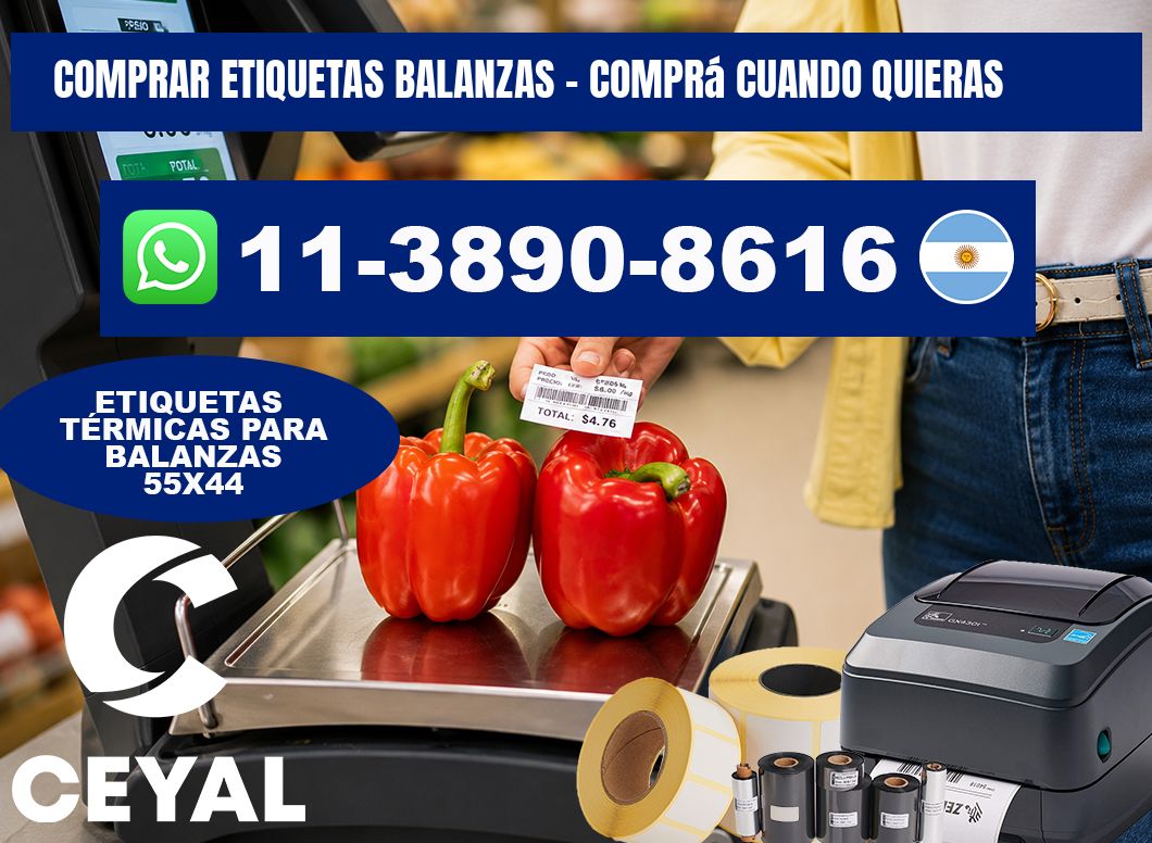 COMPRAR ETIQUETAS BALANZAS - Comprá cuando quieras