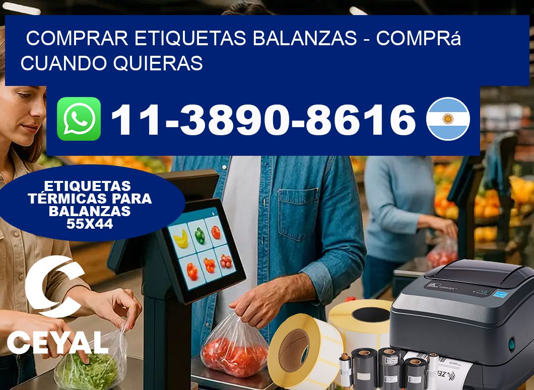 COMPRAR ETIQUETAS BALANZAS – Comprá cuando quieras