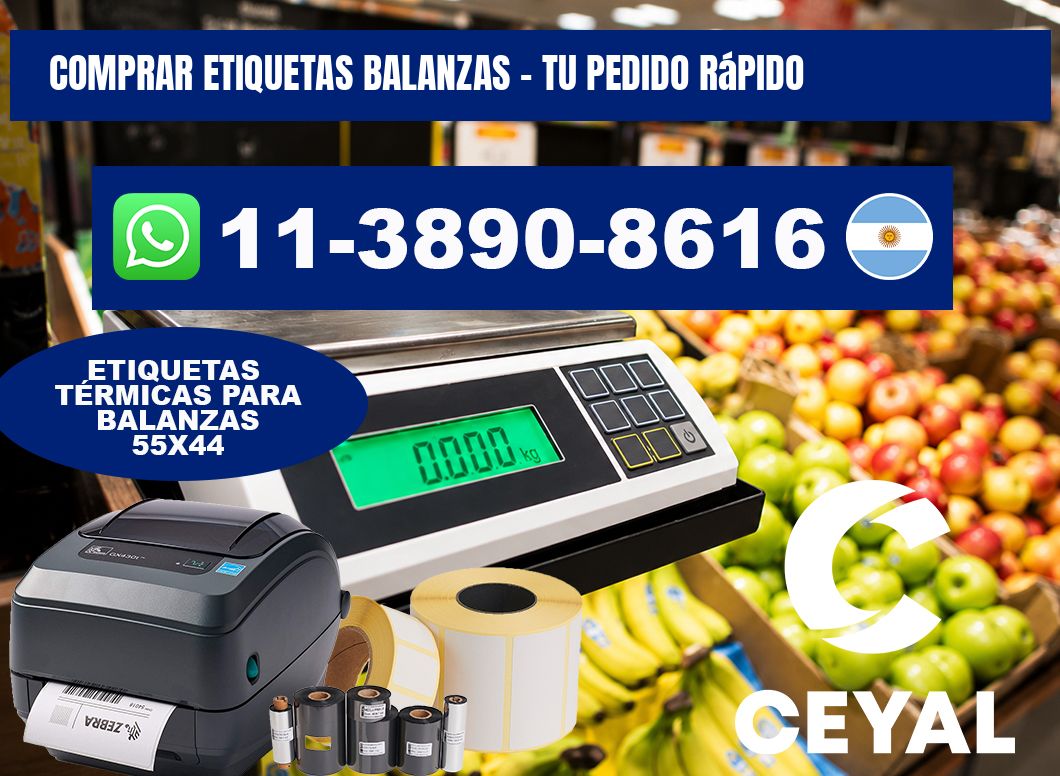 COMPRAR ETIQUETAS BALANZAS - Tu pedido rápido