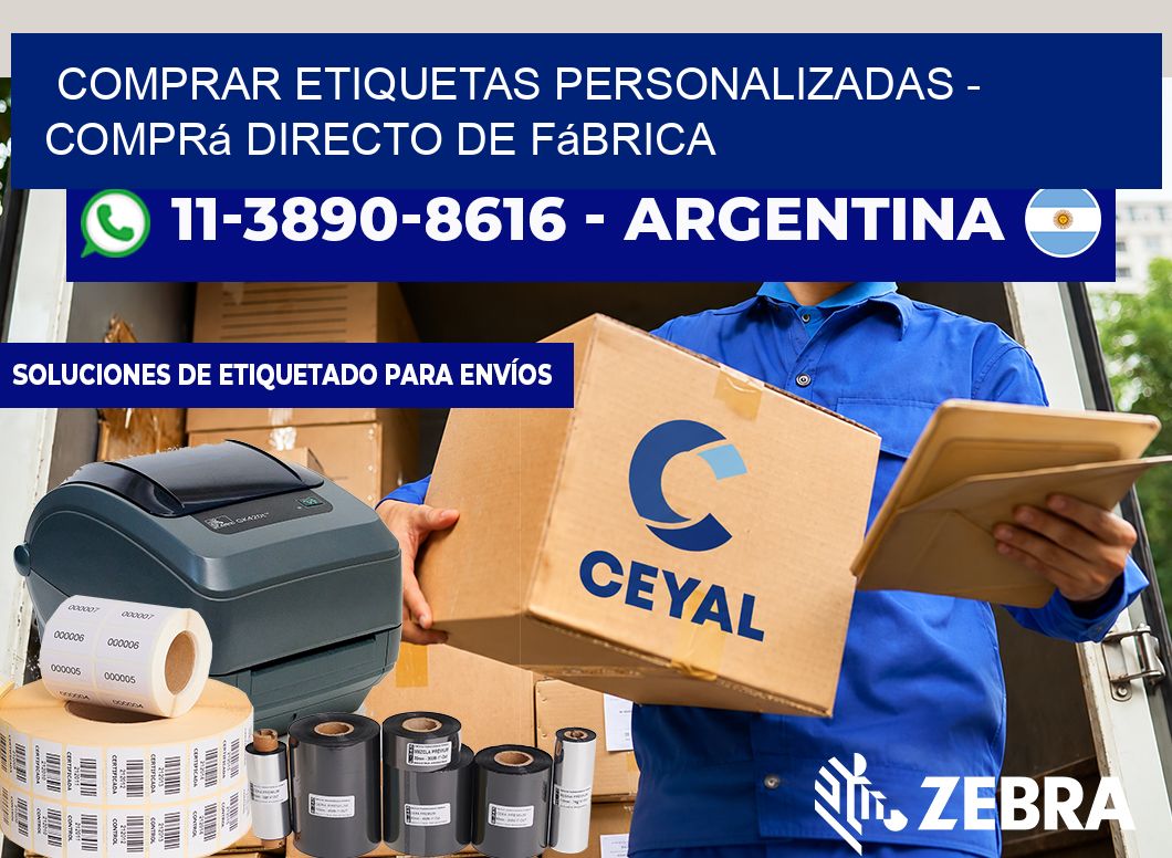 COMPRAR ETIQUETAS PERSONALIZADAS – Comprá directo de fábrica