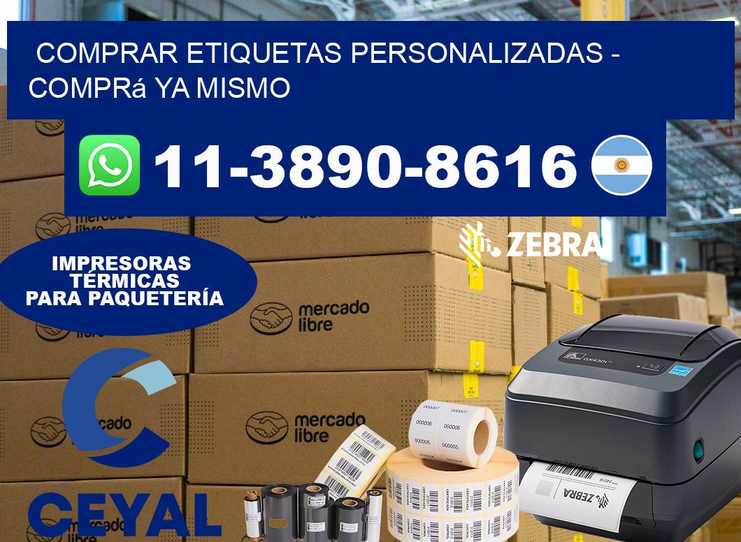 COMPRAR ETIQUETAS PERSONALIZADAS - Comprá ya mismo