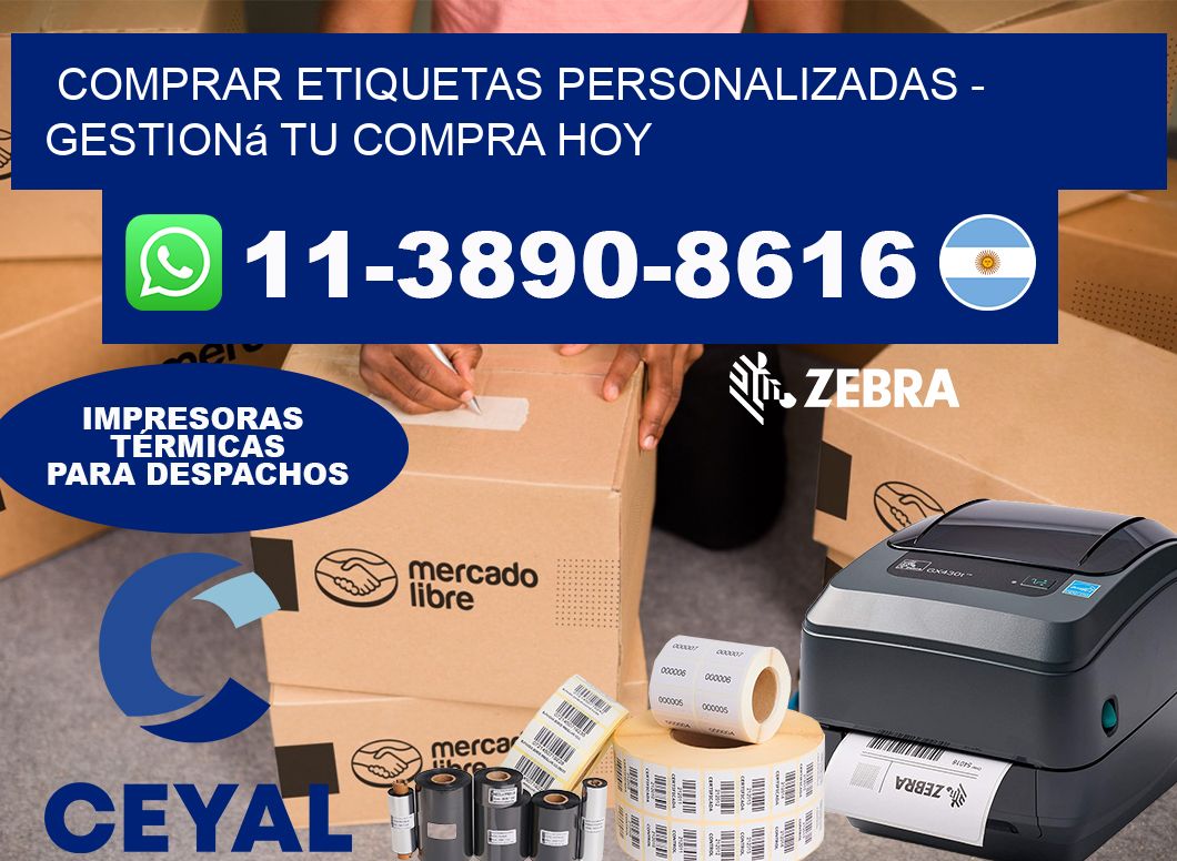 COMPRAR ETIQUETAS PERSONALIZADAS - Gestioná tu compra hoy