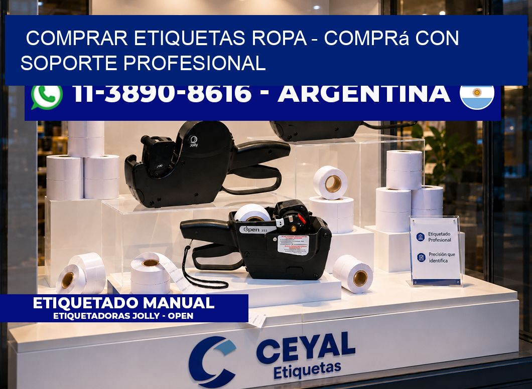 COMPRAR ETIQUETAS ROPA – Comprá con soporte profesional