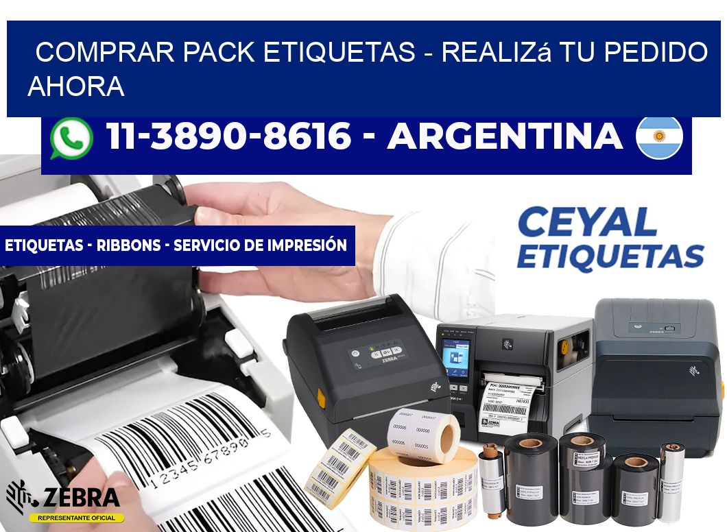 COMPRAR PACK ETIQUETAS - Realizá tu pedido ahora