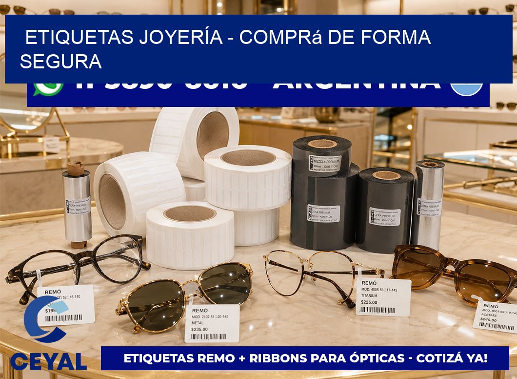 ETIQUETAS JOYERÍA - Comprá de forma segura