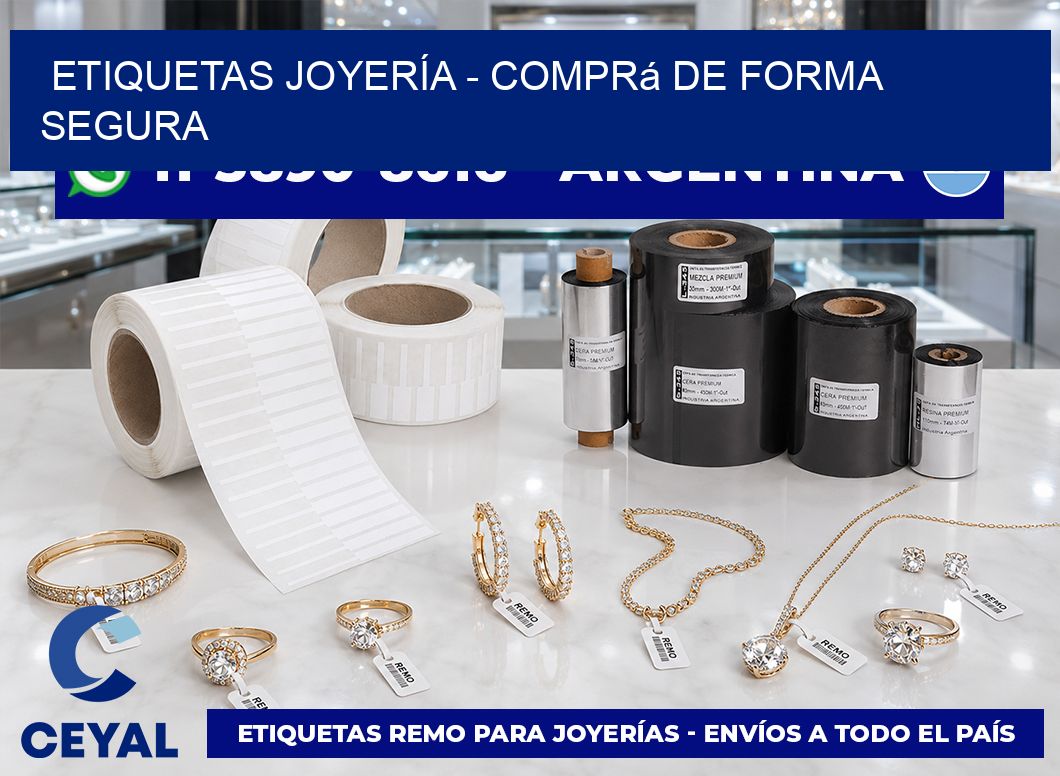 ETIQUETAS JOYERÍA - Comprá de forma segura