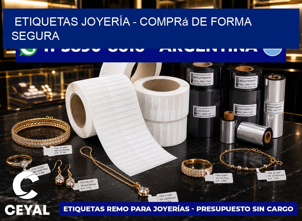 ETIQUETAS JOYERÍA – Comprá de forma segura