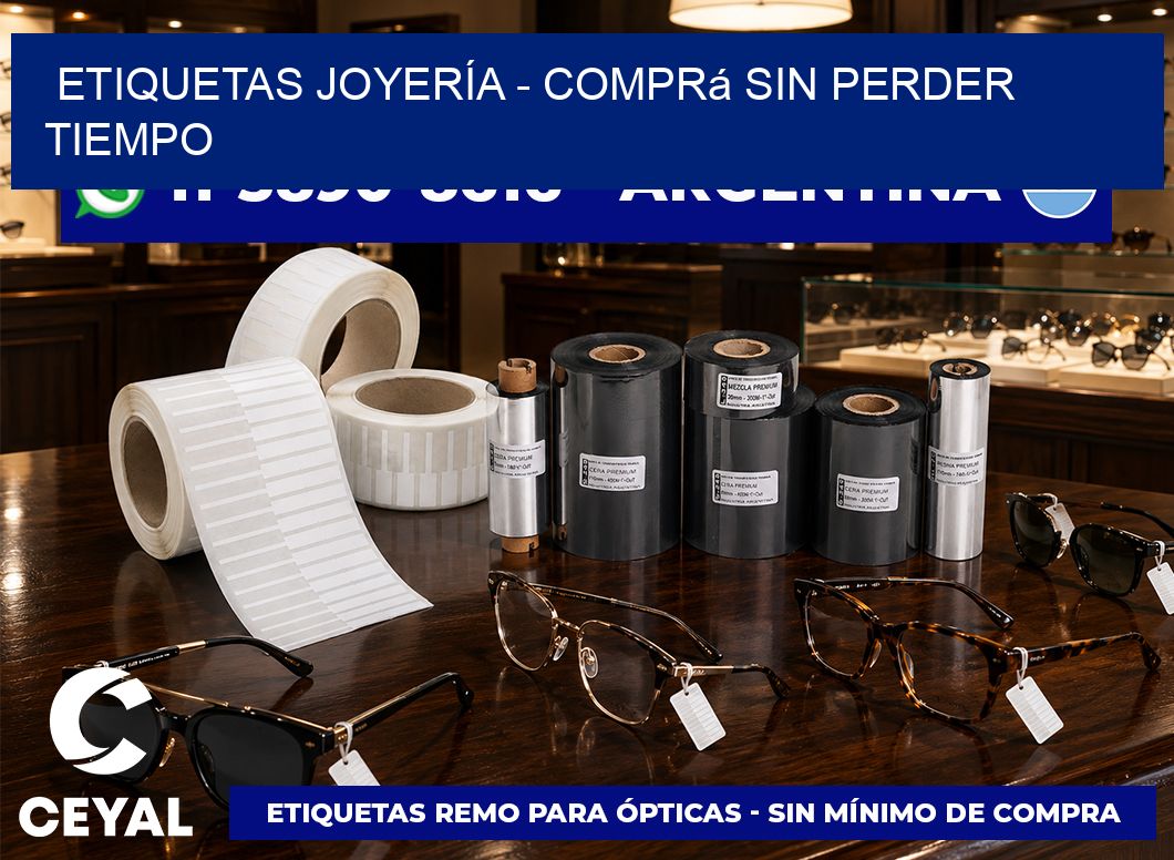 ETIQUETAS JOYERÍA - Comprá sin perder tiempo