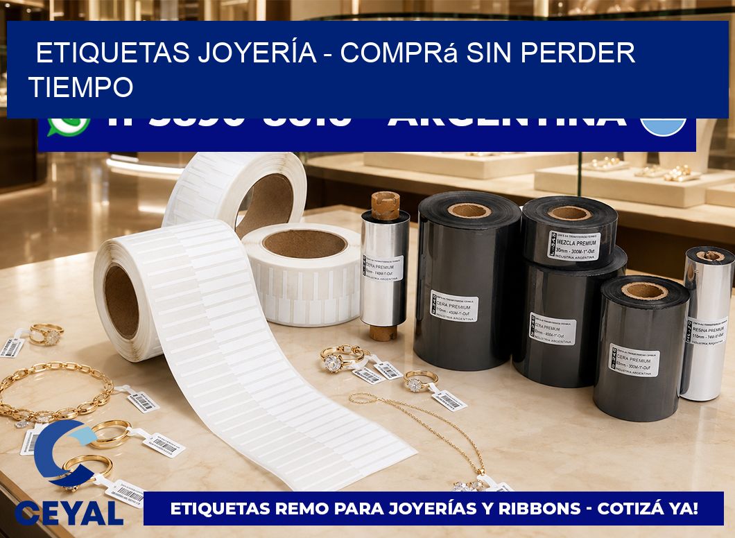 ETIQUETAS JOYERÍA - Comprá sin perder tiempo