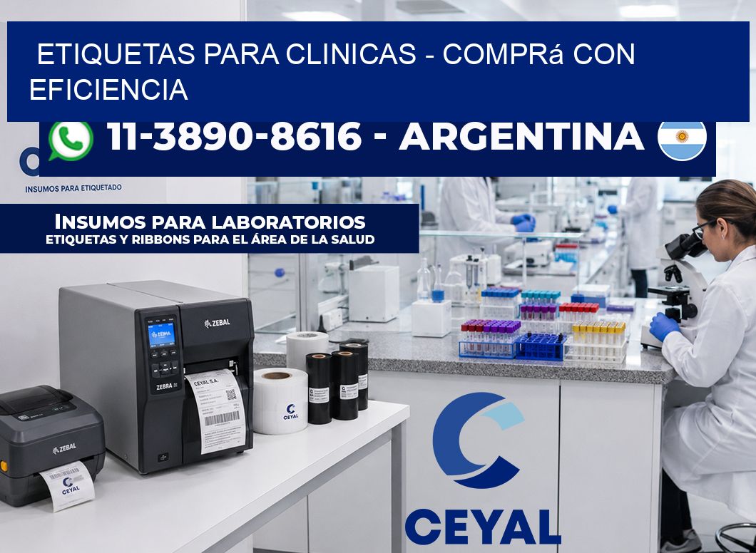 ETIQUETAS PARA CLINICAS – Comprá con eficiencia