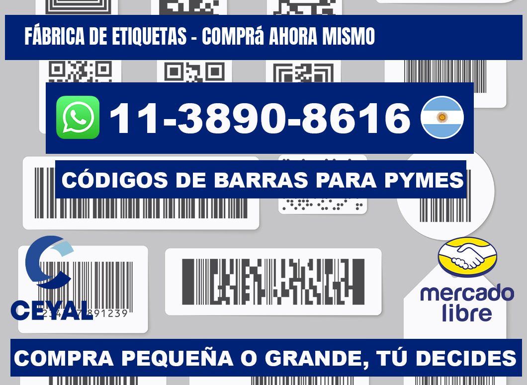 FÁBRICA DE ETIQUETAS - Comprá ahora mismo
