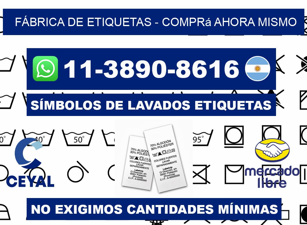 FÁBRICA DE ETIQUETAS - Comprá ahora mismo