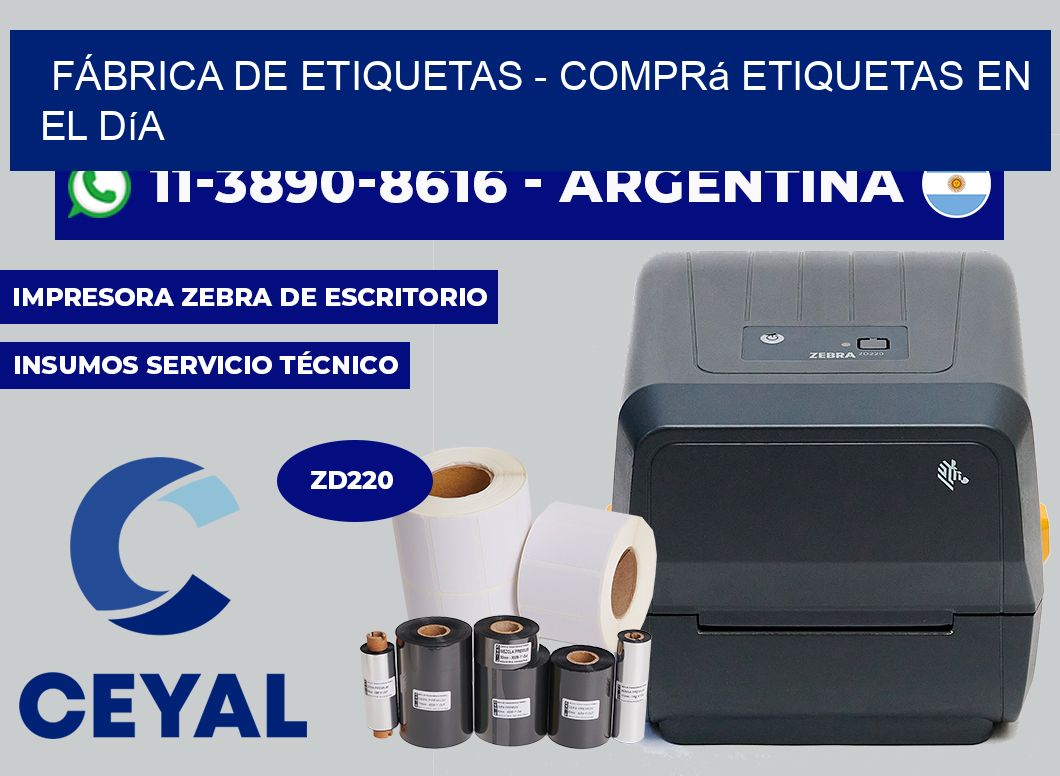 FÁBRICA DE ETIQUETAS - Comprá etiquetas en el día