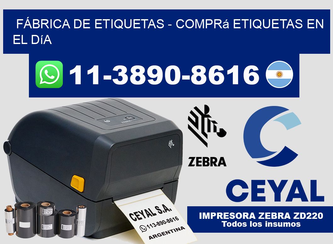 FÁBRICA DE ETIQUETAS – Comprá etiquetas en el día