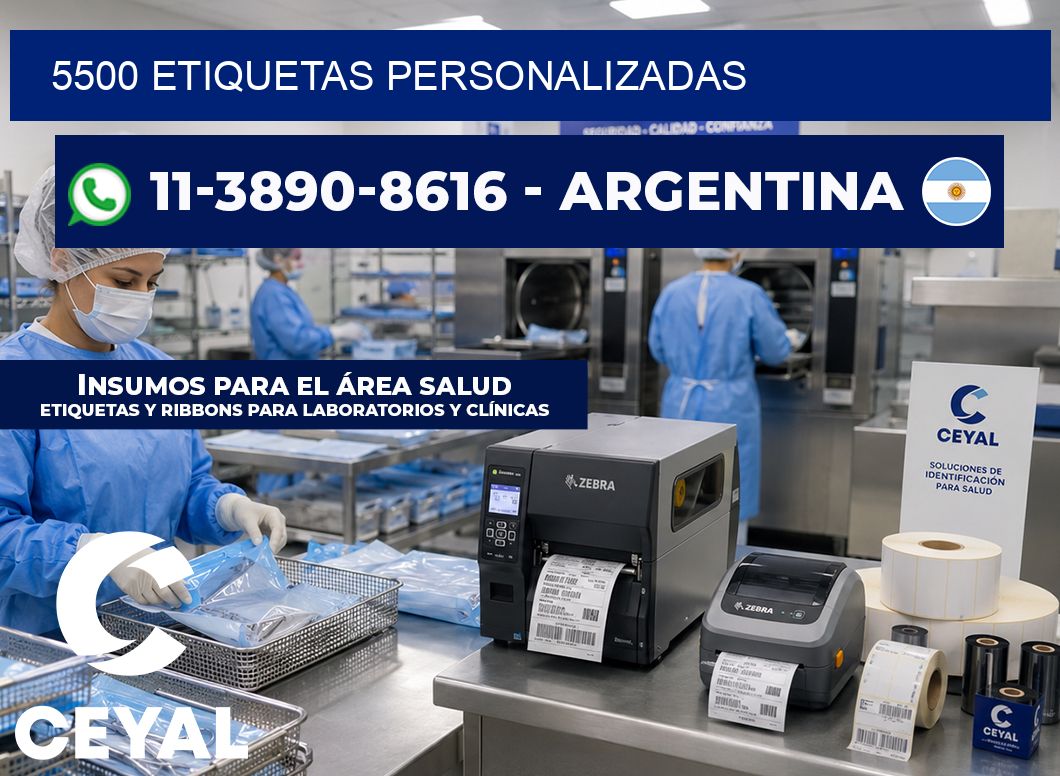 5500 ETIQUETAS PERSONALIZADAS