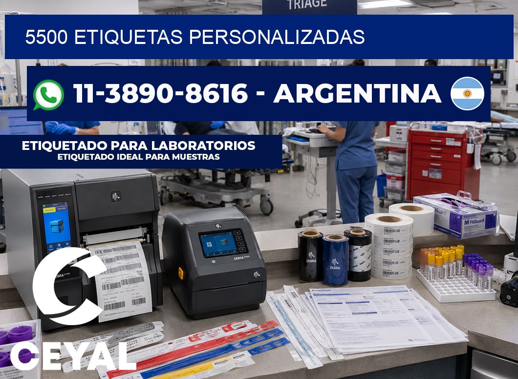 5500 ETIQUETAS PERSONALIZADAS