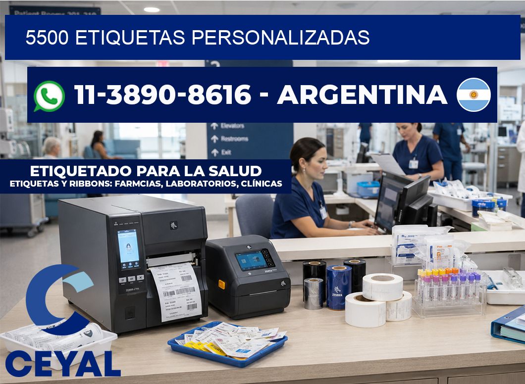 5500 ETIQUETAS PERSONALIZADAS