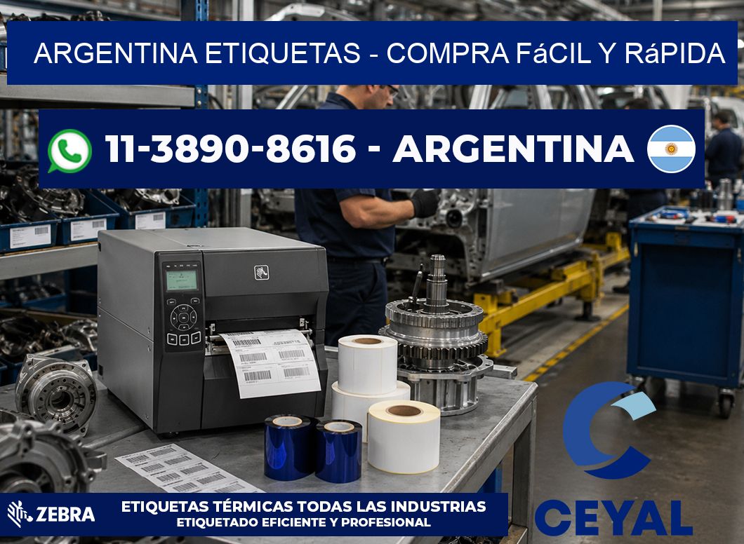 ARGENTINA ETIQUETAS - Compra fácil y rápida