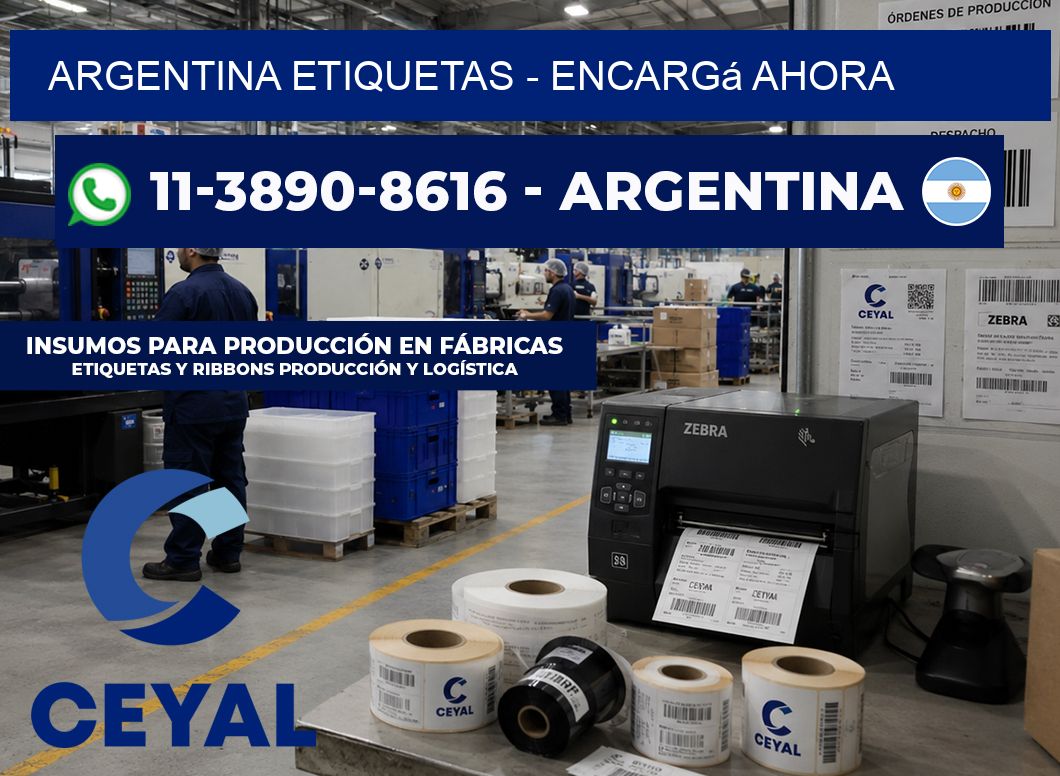 ARGENTINA ETIQUETAS - Encargá ahora