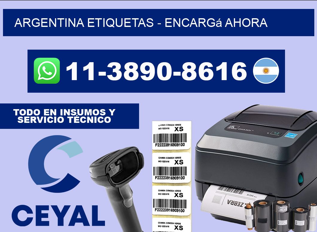 ARGENTINA ETIQUETAS - Encargá ahora