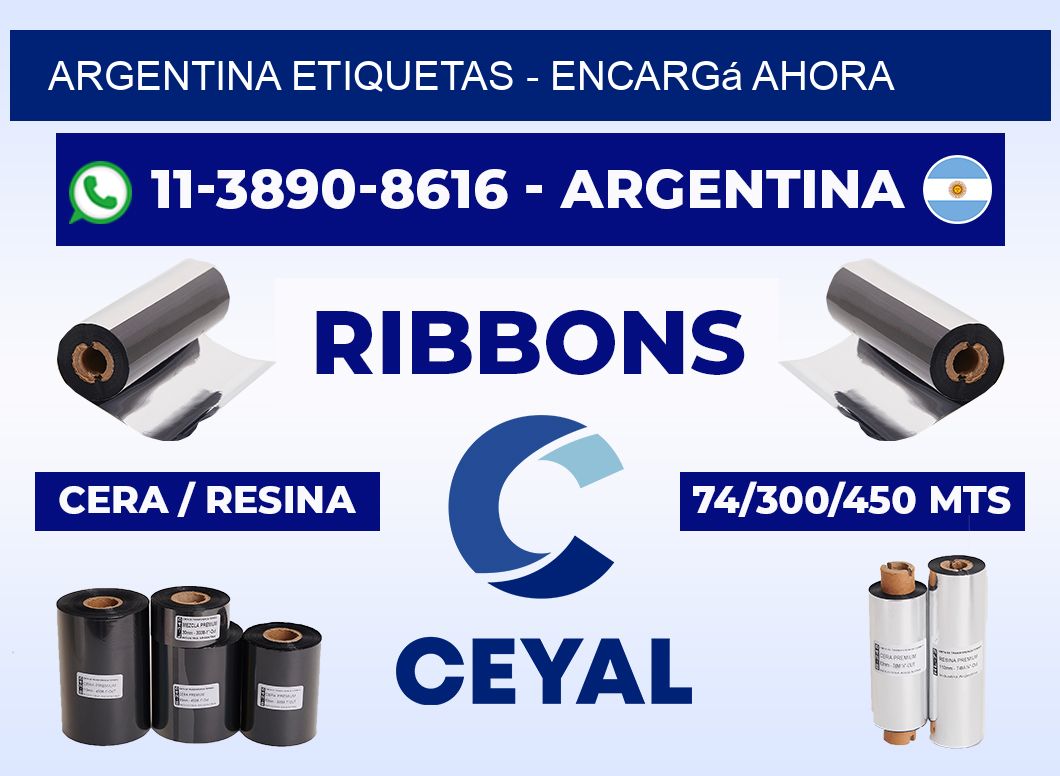 ARGENTINA ETIQUETAS - Encargá ahora